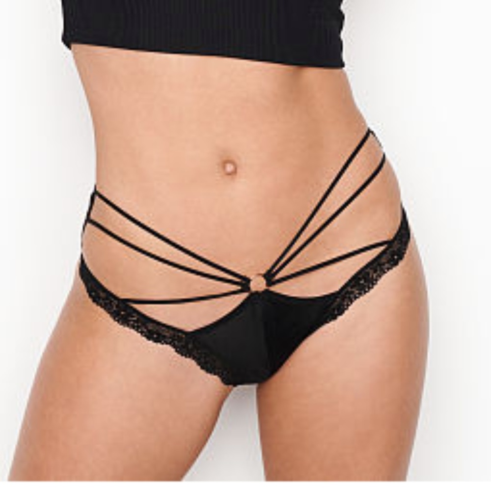 Victoria's Secret Lavender Strappy Cheeky Panties
